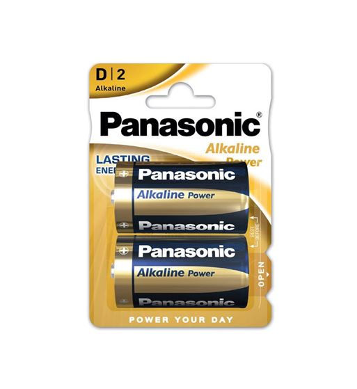 Panasonic pila alcalina r-20 1.5v blíster de 2 pilas - PNAR-20-B2_B00