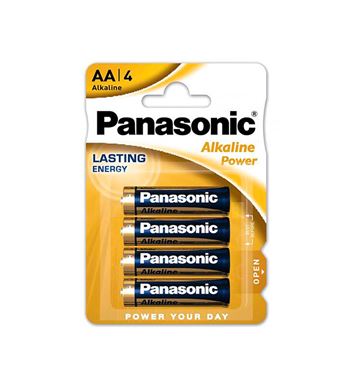 Panasonic pila alcalina r-6 aa 1.5v blister de 4 - PNAR-6-B4_B00