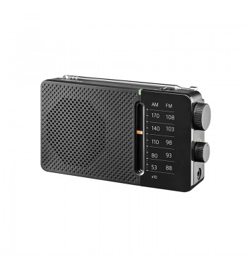 Sangean radio portátil am/fm c/altavoz horizontal a pilas sr-36 - SR-36