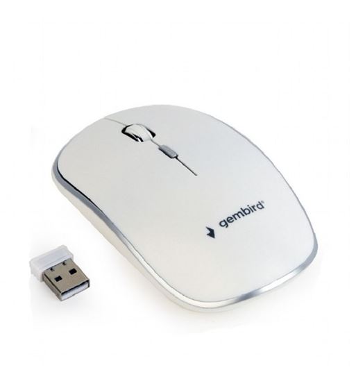 Gembird ratón inalámbrico óptico con selector dpi musw-4b-01 - MUSW-4B-01-W