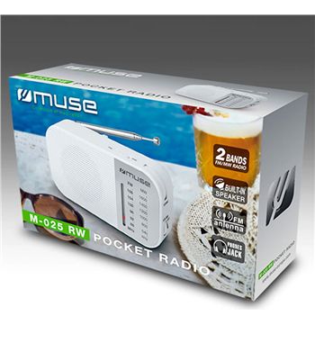 Muse radio am/fm analógica portátil m-025r - M-025_B04