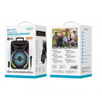 Unico altavoz bluetooth 20w grande con microfono y mando bs9371 - BS9371_1