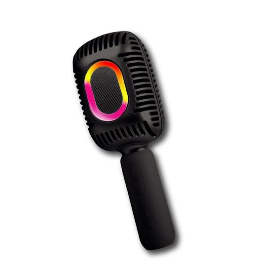 Sami micrófono altavoz karaoke efecto sonido luz rgb recargable rs-9117 - RS-9117_1