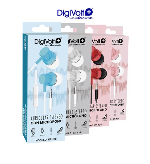 Digivolt auricular movil c/micro estéreo er-130 - ER-130