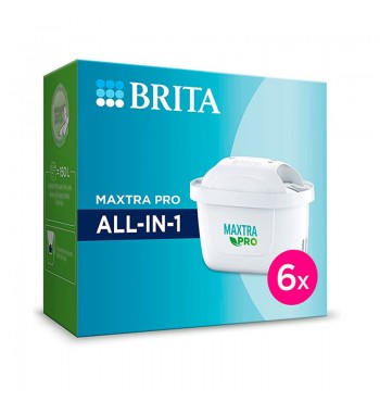 Brita filtro maxtra pro all-in-1 para jarra brita 6 uds. maxtrapro+6 - MAXTRAPRO+6