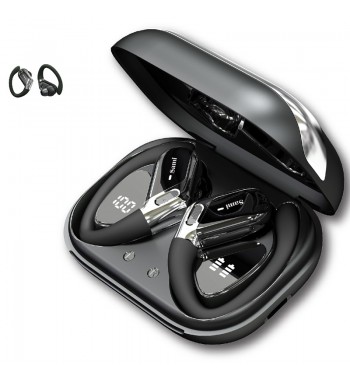 Sami auriculares inalámbricos jogger pantalla lcd enc 4h ipx4 rs-12433 - RS-12433