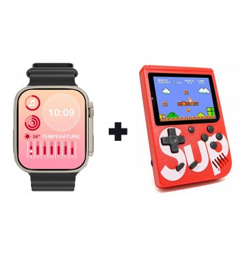Pro stima kit regalo smart watch 2.01" + consola retro 400 juegos v59 - V-59_1