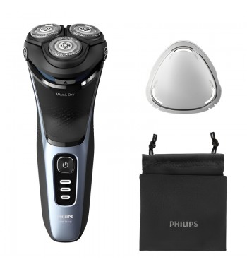 Philips afeitadora seco y húmedo recargable cabezales flexibles 5d s-3243 - S-3243