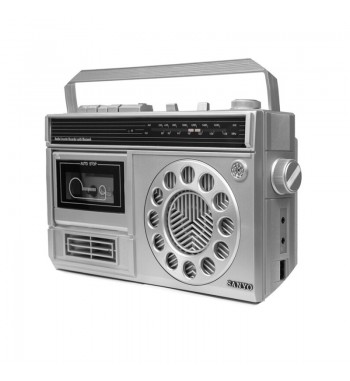 Sanyo radio cassete retro grande ac/dc bluetooth mic. incorporado ks-126 - KS-126_1