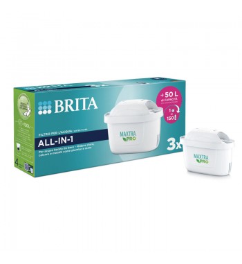 Brita filtro maxtra pro all-in-1 para jarra brita 3 uds. maxtrapro+3 - MAXTRAPRO+3